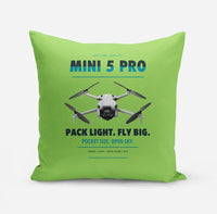 Thumbnail for DJI Mini 5 Pro design on light green pillow
