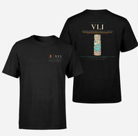 Thumbnail for Bauerfield International Airport (VLI) design printed on black double-side t-shirt