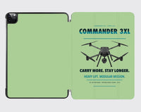 Thumbnail for Draganfly Commander 3XL design on light green ipad tablet case