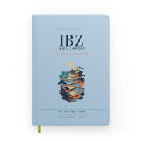 Thumbnail for Ibiza Airport (IBZ) design on light blue notebook