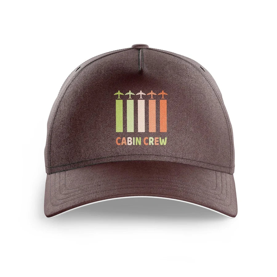 Colourful Cabin Crew Printed Hat - view 4