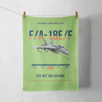 Thumbnail for F A-18E F Buddy Tanker design on light green towel