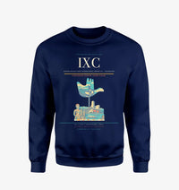 Thumbnail for Shaheed Bhagat Singh International Airport (IXC) design on navy blue sweatshirt