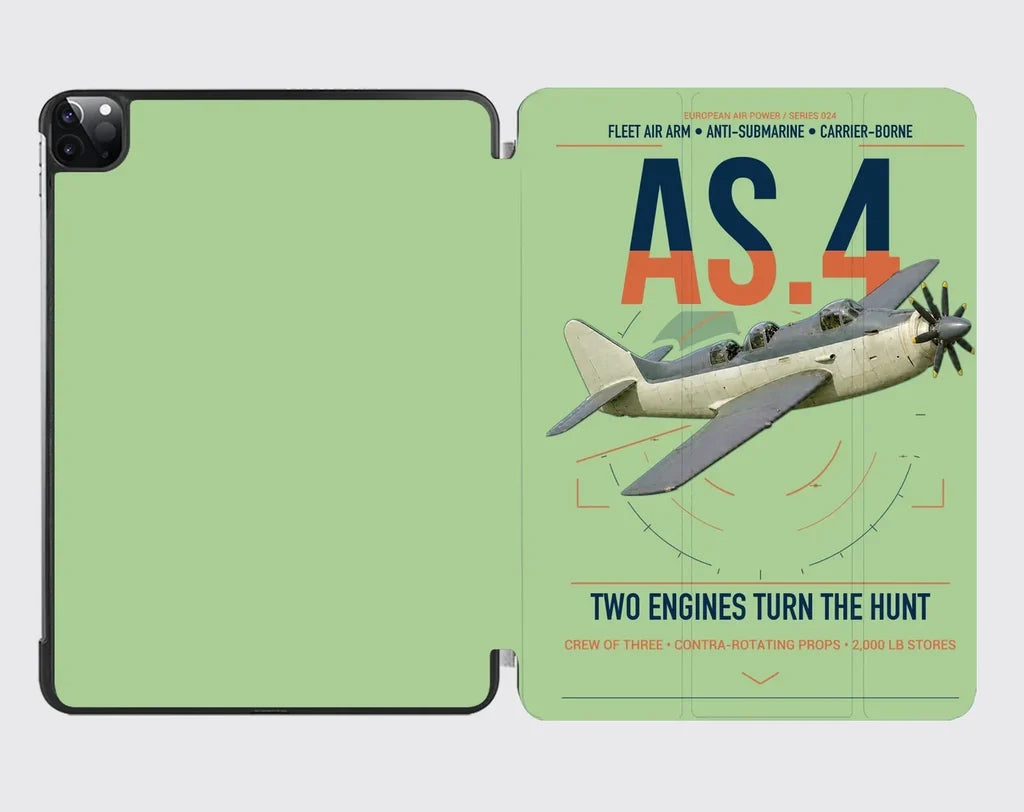 Fairey Gannet AS.4 design on light green ipad tablet case