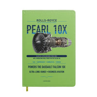 Thumbnail for PEARL 10X design on light green notebook