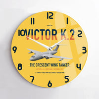 Thumbnail for Handley Page Victor K.2 design on yellow no frame wall clock
