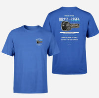 Thumbnail for RB211-535E4 design on blue t shirt