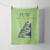 Thumbnail for Pullman–Moscow Regional Airport (PUW) design on light green towel