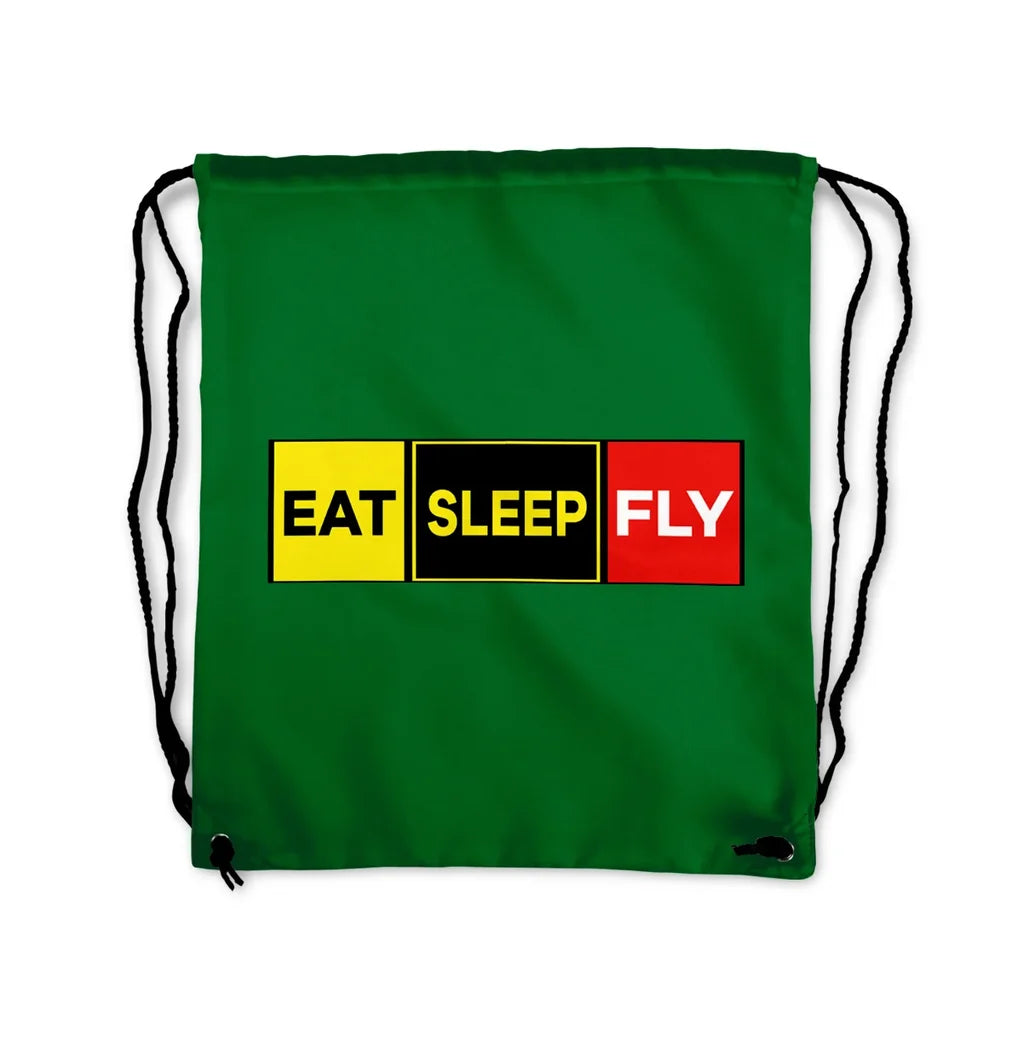 Eat Sleep Fly Drawstring Bag - view 4