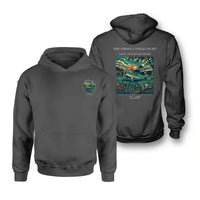 Thumbnail for VINTAGE G4400 - The Firefly Field Night - Double-Side Hoodie design on darkgray double side