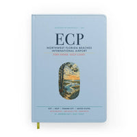 Thumbnail for Northwest Florida Beaches International Airport (ECP) design on light blue notebook