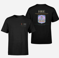 Thumbnail for Robert Gabriel Mugabe International Airport (HRE) design printed on black double-side t-shirt