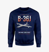 Thumbnail for B-36J Peacemaker design on navy blue sweatshirt