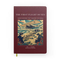 Thumbnail for VINTAGE G4000 - The First Flight Dunes - Designed Notebooks design on darkred
