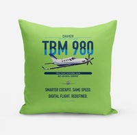 Thumbnail for Daher TBM 980 design on light green pillow
