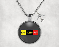 Thumbnail for Eat Sleep Fly Necklace - view 4