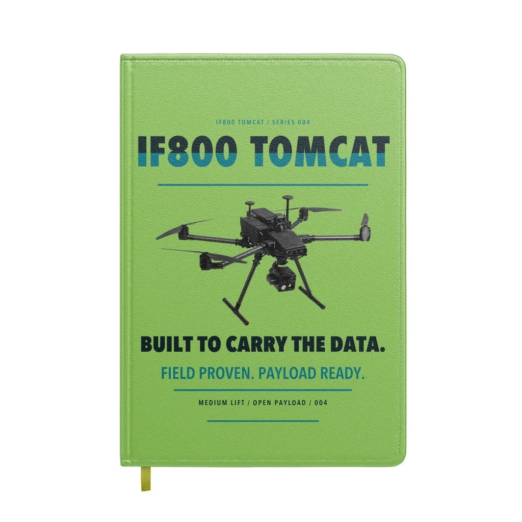 Inspired Flight IF800 Tomcat design on light green notebook