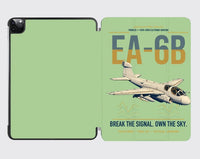 Thumbnail for EA-6B Prowler design on light green ipad tablet case