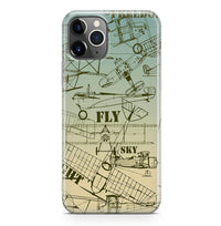 Thumbnail for Retro Airplanes & Text iPhone Case - view 4