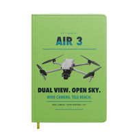 Thumbnail for DJI Air 3 design on light green notebook