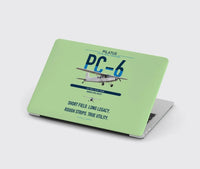 Thumbnail for Pilatus PC-6 Porter design on light green MacBook case