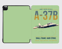 Thumbnail for A-37B Dragonfly design on light green ipad tablet case