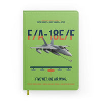 Thumbnail for F A-18E F Buddy Tanker design on light green notebook
