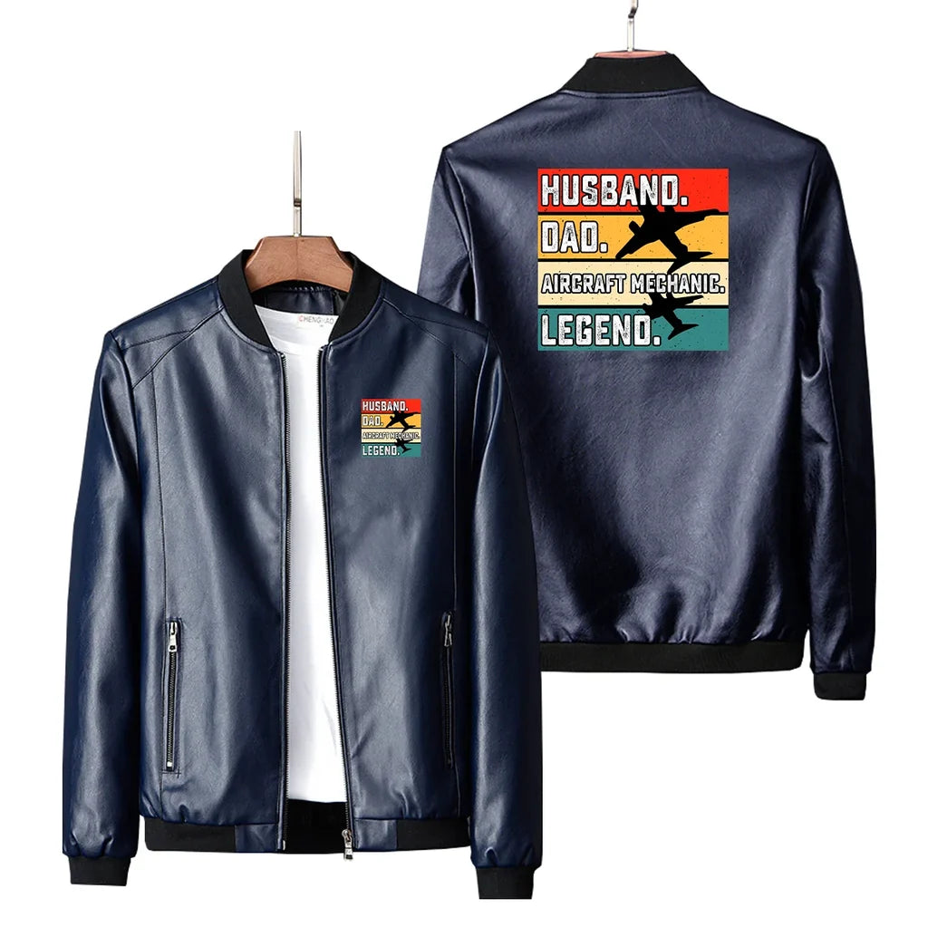 Aircraft Mechanic Leather Jacket - view 4