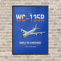 Thumbnail for WC-135R Constant Phoenix vertical canvas print - framed - blue background