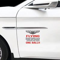 Thumbnail for Flying One Ball Car Sticker - view 4