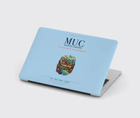 Thumbnail for Munich Airport (MUC) design on light blue MacBook case