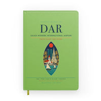 Thumbnail for Julius Nyerere International Airport (DAR) design on light green notebook