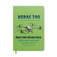 Thumbnail for DJI Agras T40 design on light green notebook