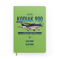 Thumbnail for Daher Kodiak 900 design on light green notebook