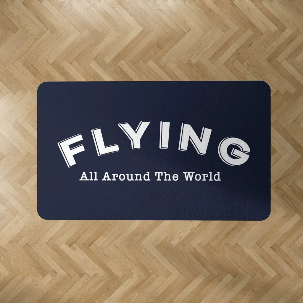 Flying All Around The World Floor Mat - view 4