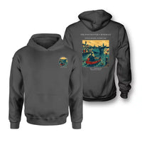 Thumbnail for VINTAGE G4278 - The Postmaster's Rowboat - Double-Side Hoodie design on darkgray double side