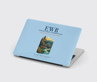 Thumbnail for Newark Liberty International Airport (EWR) design on light blue MacBook case