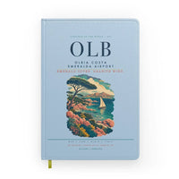 Thumbnail for Olbia Costa Smeralda Airport (OLB) design on light blue notebook