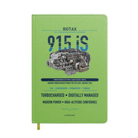 Thumbnail for 915 iS design on light green notebook