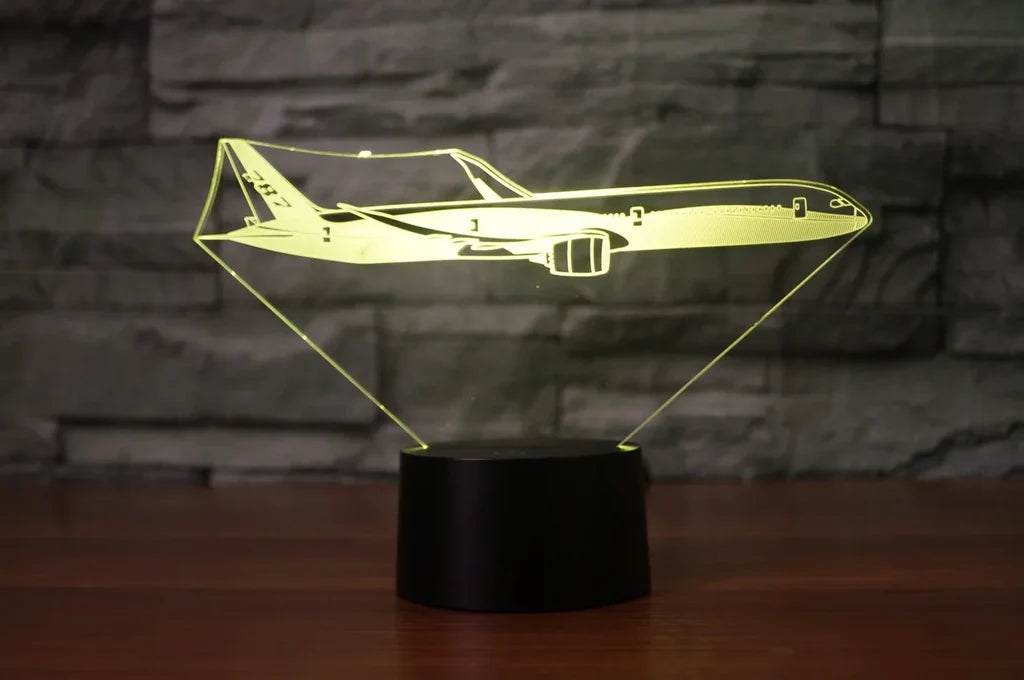 Customisable Boeing 787 3D Lamp - view 5