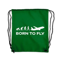 Thumbnail for Born to Fly Drawstring Bag - view 4