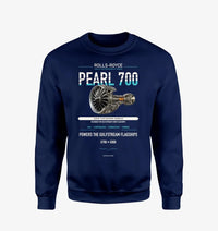 Thumbnail for PEARL 700 design on navy blue sweatshirt