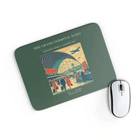 Thumbnail for VINTAGE G4300 - The Grand Terminal Echo - Designed Mouse Pads design on darkgreen rectangle