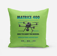 Thumbnail for DJI Matrice 400 design on light green pillow