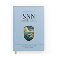 Thumbnail for Shannon Airport (SNN) design on light blue notebook