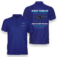 Thumbnail for Inspired Flight IF800 Tomcat design on blue polo