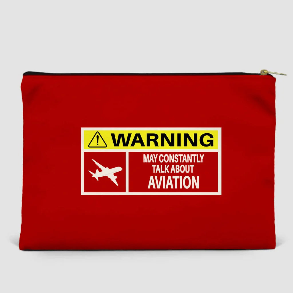 Warning May Constantly Talk About Zipper Pouch - view 4
