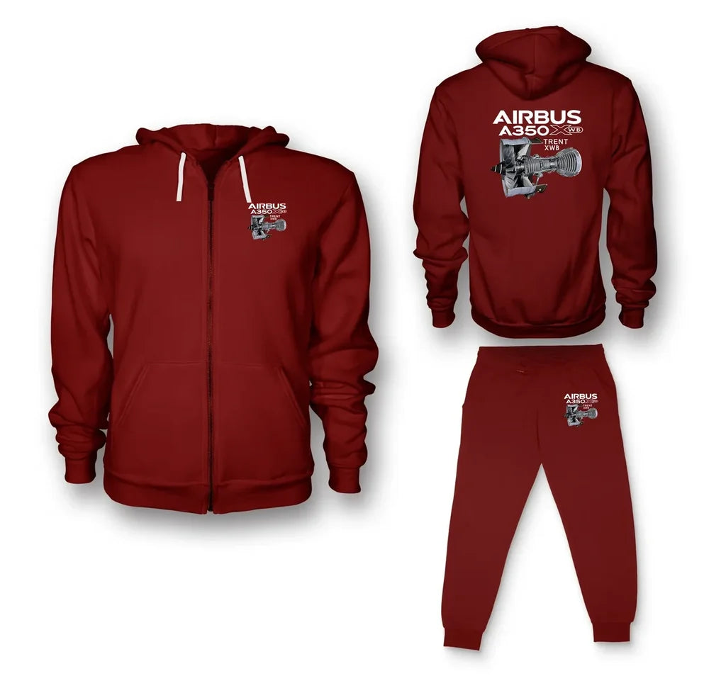 Customisable Airbus A350 Hoodie - view 4