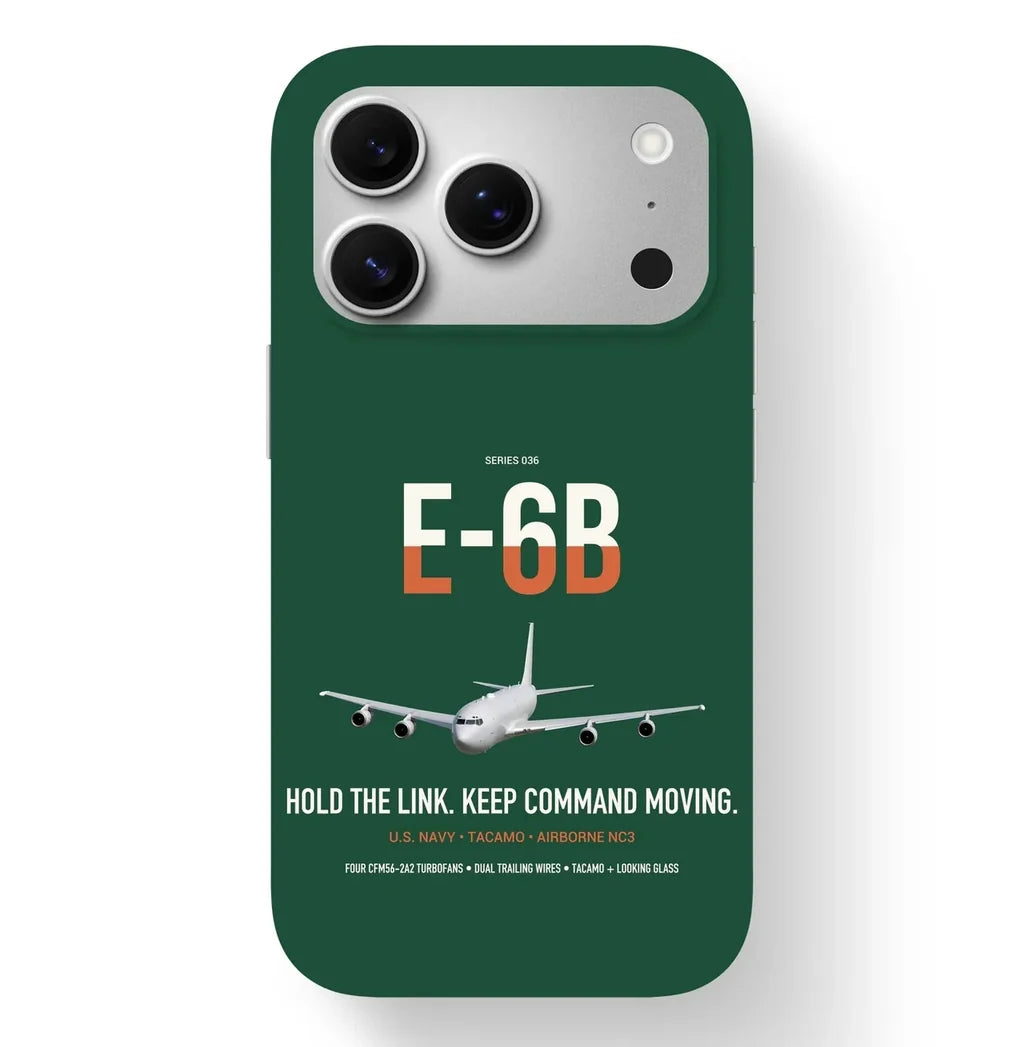 E-6B Mercury design on dark green magsafe iphone case, for iPhone 17 Pro
