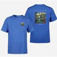 Thumbnail for VINTAGE G4060 - The Coral Stepping Stones - Double-Side T-Shirt design on blue double side t shirt
